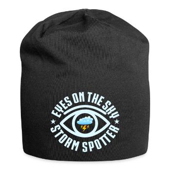 Eyes On The Sky - Storm Spotter Meteorology Weath - Jersey Beanie - black - Front
