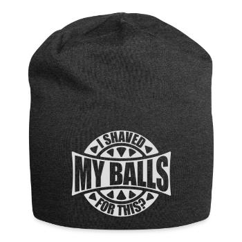 I shaved my balls - Jersey-Beanie - Anthrazit - Vorne