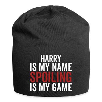 Harry est mon nom Spoiling est mon jeu - Bonnet en jersey - noir - Devant