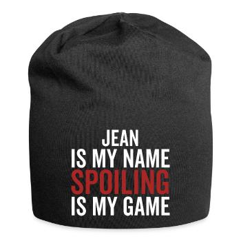 Jean is My Name Spoiling is My Game - Jersey Beanie - black - Front