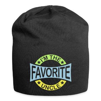at The Favorite Uncle - Jersey Beanie - black - Front