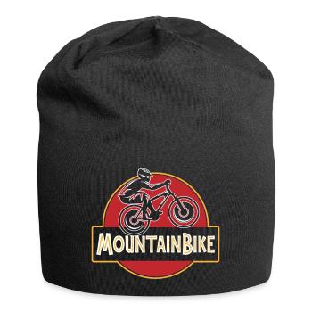 VTT Vélo de descente | Les couleurs peuvent être changées - Bonnet en jersey - noir - Devant