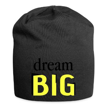 Dream big - Jersey Beanie - black - Front