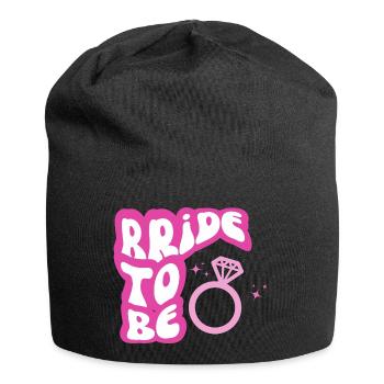Bride to be rose - Bonnet en jersey - noir - Devant