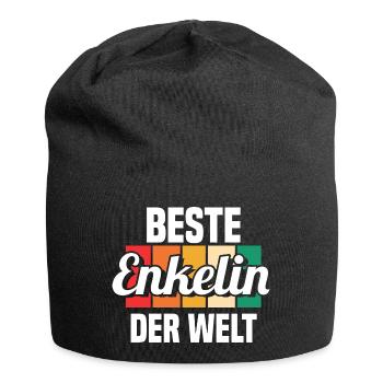 Enkelin - Jersey-Beanie - Schwarz - Vorne