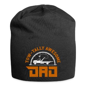 Tow-Tally Awesome Dad Trucking Tow Truck Driver - Jersey-Beanie - Schwarz - Vorne