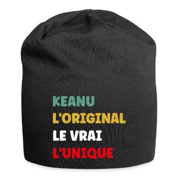 Keanu - Bonnet en jersey - noir - Devant
