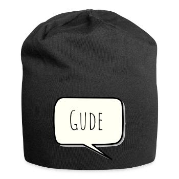 Gude - Jersey-Beanie - Schwarz - Vorne