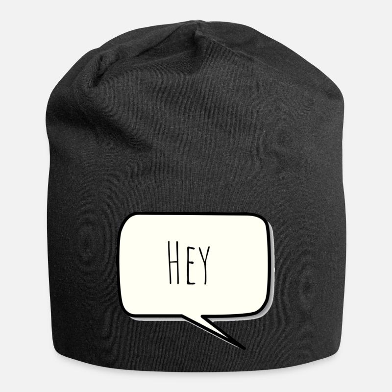 Hey - Jersey Beanie - black
