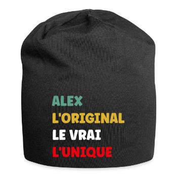 alex33 - Bonnet en jersey - noir - Devant