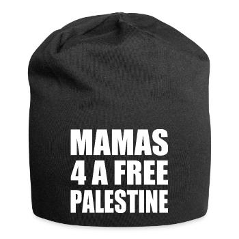 Mamas for a free palestine - Jersey Beanie - black - Front