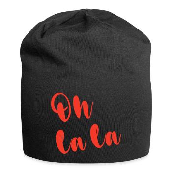 OH LA LA - Jersey-Beanie - Schwarz - Vorne