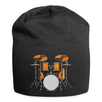 Schlagzeuger - Jersey-Beanie - Schwarz - Vorne
