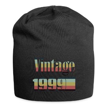 1999 Geburtstag 1999 Jahrgang 1999 Geburtstag - Jersey-Beanie - Schwarz - Vorne