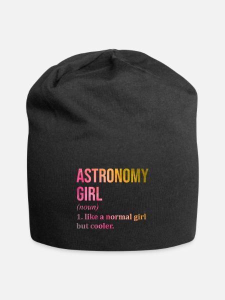 Astronomie Astronomie Astronomie - Bonnet en jersey - noir