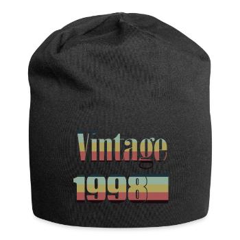 1998 Geburtstag 1998 Jahrgang 1998 Geburtstag - Jersey-Beanie - Schwarz - Vorne