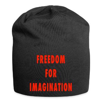 Freedom for imagination - Jersey Beanie - black - Front
