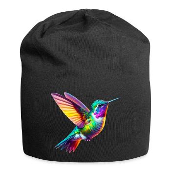 Kolibri - Jersey-Beanie - Schwarz - Vorne