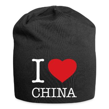 J’ADORE LA CHINE - Bonnet en jersey - noir - Devant