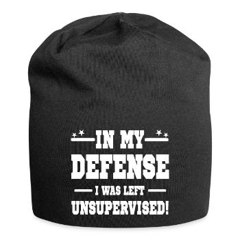J’ai été laissé sans surveillance - Bonnet en jersey - noir - Devant
