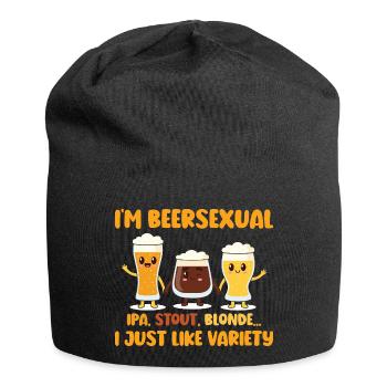 I'm Beersexual Drinking Beer Lovers - Jersey Beanie - black - Front