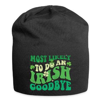 Am wahrscheinlichsten, um sich von St Pats zu verabschieden. - Jersey-Beanie - Schwarz - Vorne