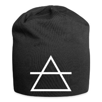 Symbole d’Alchimie de l’Air - Bonnet en jersey - noir - Devant