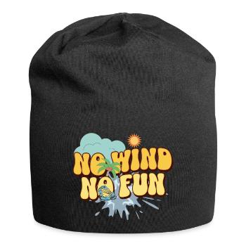 Pas de vent, pas de plaisir - Bonnet en jersey - noir - Devant