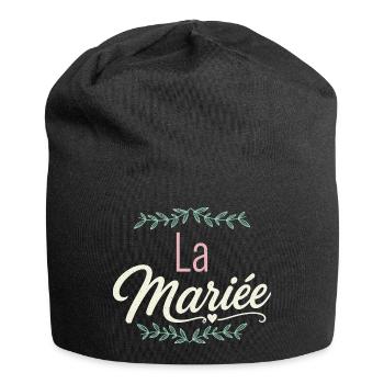 La Mariée EVJF - Bonnet en jersey - noir - Devant