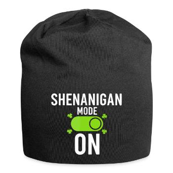 Vert de la mode de la Folie - Bonnet en jersey - noir - Devant