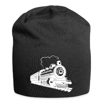 Graphique ferroviaire - Bonnet en jersey - noir - Devant