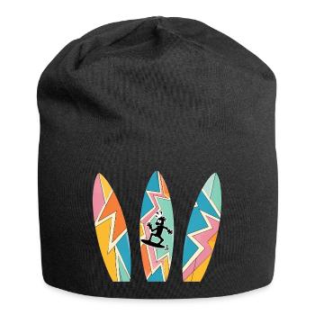 HOZGOR Retro Boards - Jersey Beanie - black - Front