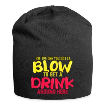 Kellner Barkeeper Ober Bar Bartender barchef - Jersey-Beanie - Schwarz - Vorne