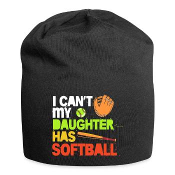 Softball Mom Softball Mom - Jersey Beanie - black - Front