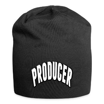 producer film produzent musik liebe macher boss - Jersey-Beanie - Schwarz - Vorne