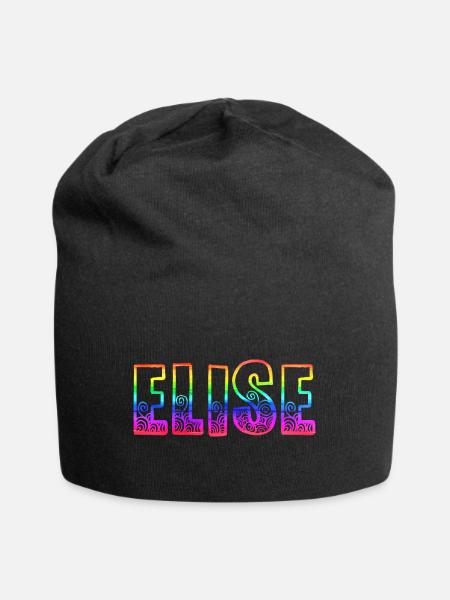 elise rs arc-en-ciel - Bonnet en jersey - noir