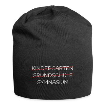 Gymnasium Schule - Jersey-Beanie - Schwarz - Vorne