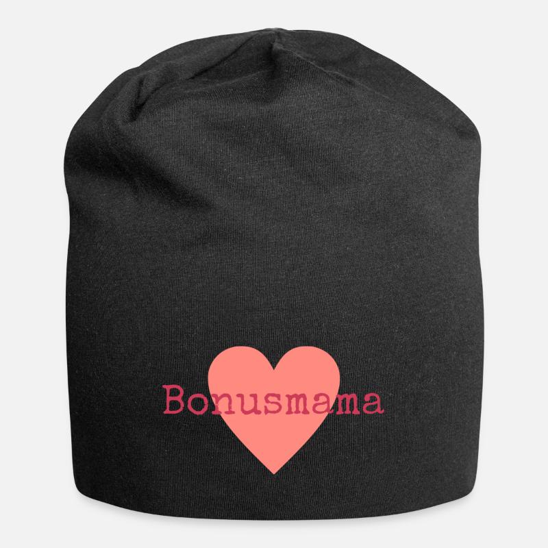 Bonusmama - Jersey-Beanie - Schwarz