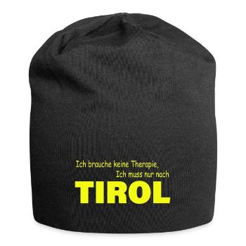 Therapie TIROL - Jersey-Beanie - Schwarz - Vorne