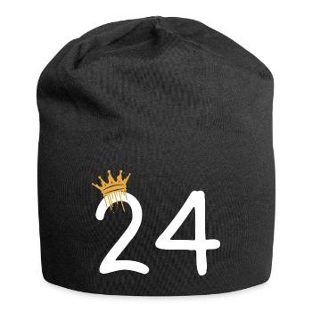 24 - Jersey Beanie - black - Front
