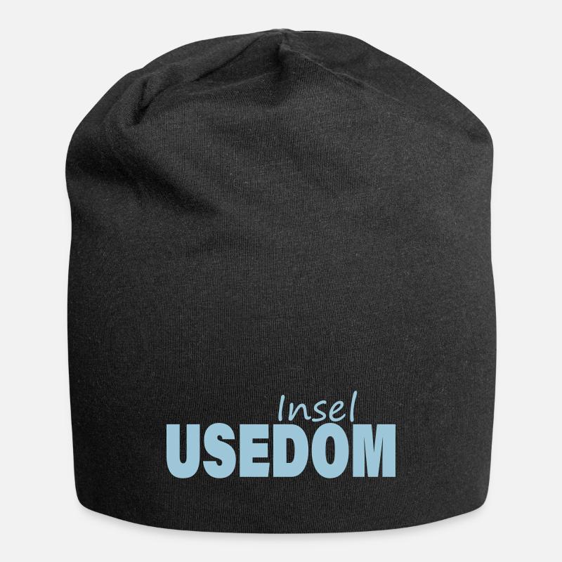 INSEL USEDOM - Jersey-Beanie - Schwarz