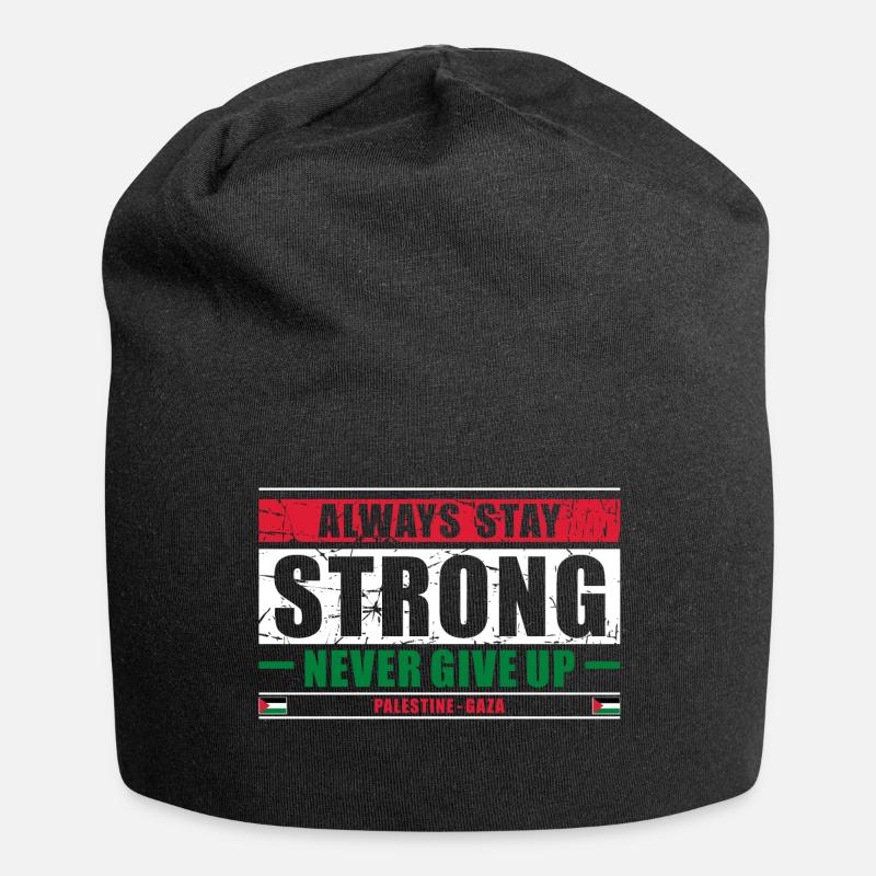 Always Stay Strong - Jersey-Beanie - Schwarz