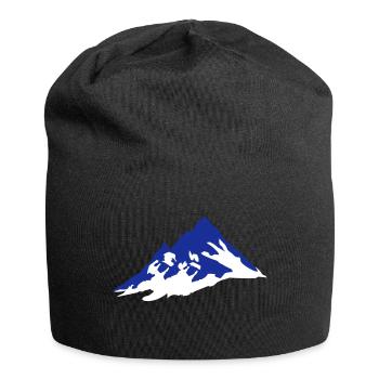 Berge, Berg - Jersey-Beanie - Schwarz - Vorne