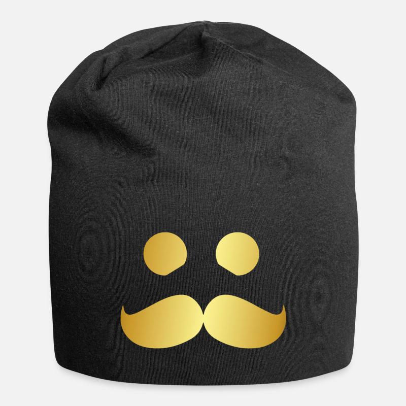 00391 Mumbo Jumbo or - Bonnet en jersey - noir
