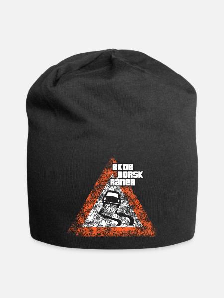 Ekte, norsk råner - AUTONAUT.com - Jersey-beanie - svart