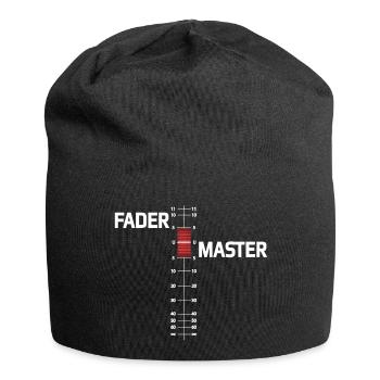 FADER MASTER - Jersey-Beanie - Schwarz - Vorne