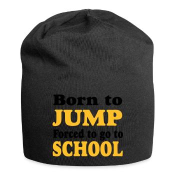 Long Jump - High Jump - Jersey Beanie - black - Front