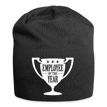 Mitarbeiter des Jahres! - Jersey-Beanie - Schwarz - Vorne