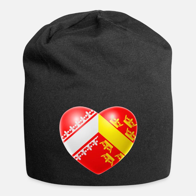 Coeur (Alsace / Alsace) - Bonnet en jersey - noir