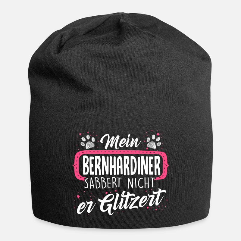 BERNHARDINER - sabber - Jersey-Beanie - Schwarz